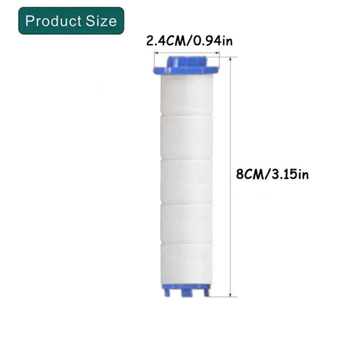 10Pcs Replacement Shower Filter for Held Showerhead - High Output Shower Water Filter to Remove Chlorine Fluoride and Hard Water